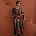 Pair with chandbali earrings and stacked bangles,Style yor hair with a sleek bun braided with gajra Complement the look with embellished mojaris and a rich embroidered clutch.